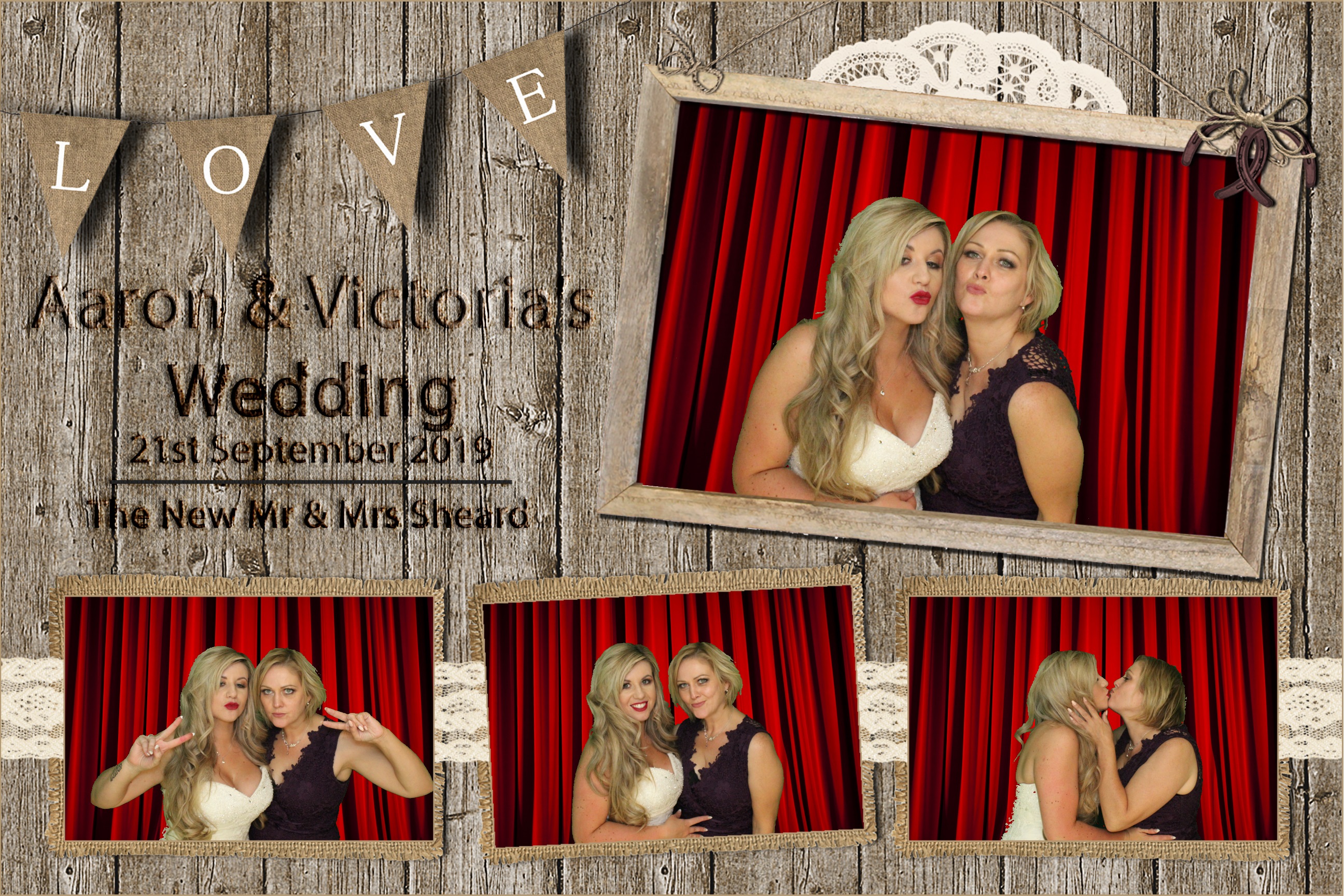 Aaron & Victoria's Wedding  | View more photos from the event at images.mobile-photo-booth.com/u/MobilePhotoBoothUK/Aaron-Victorias-Wedding